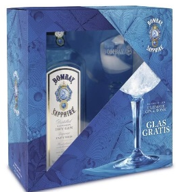 GIN BOMBAY SAPPHIRE 70CL + Verre-0