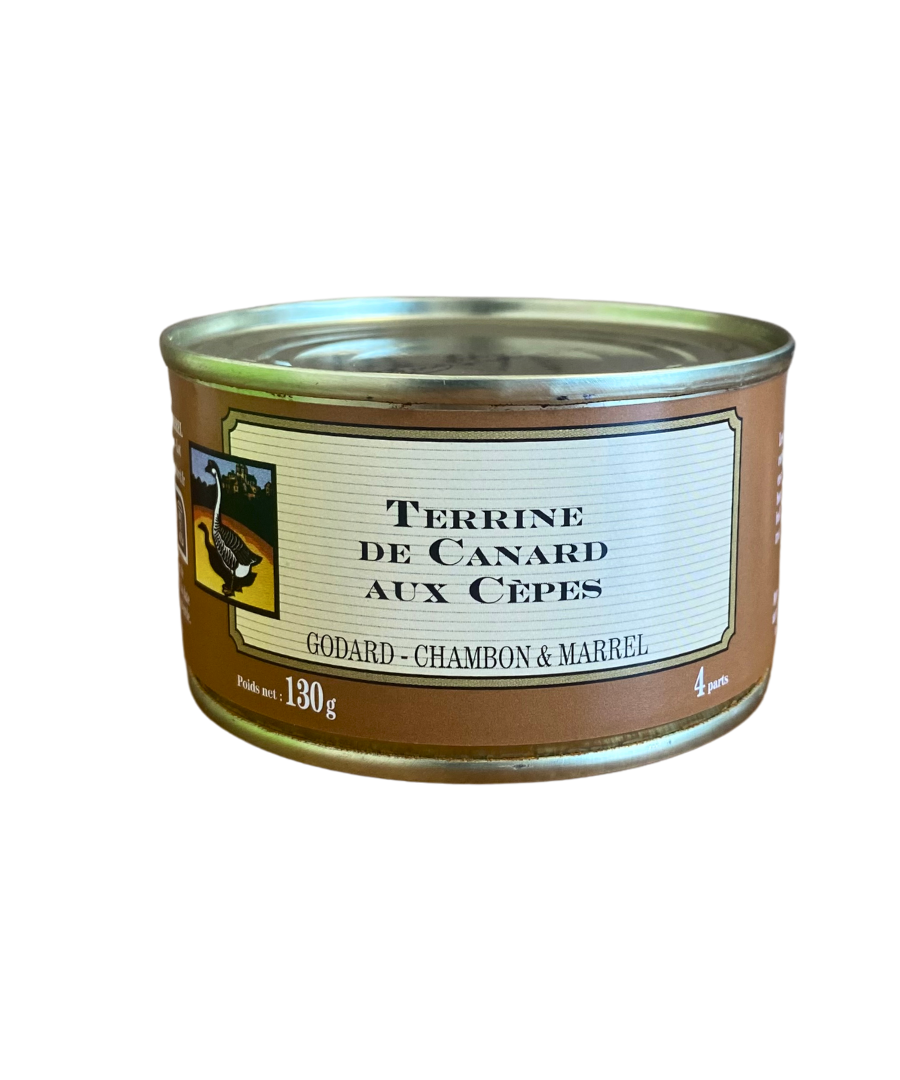 Terrine de canard aux cèpes 130g-0