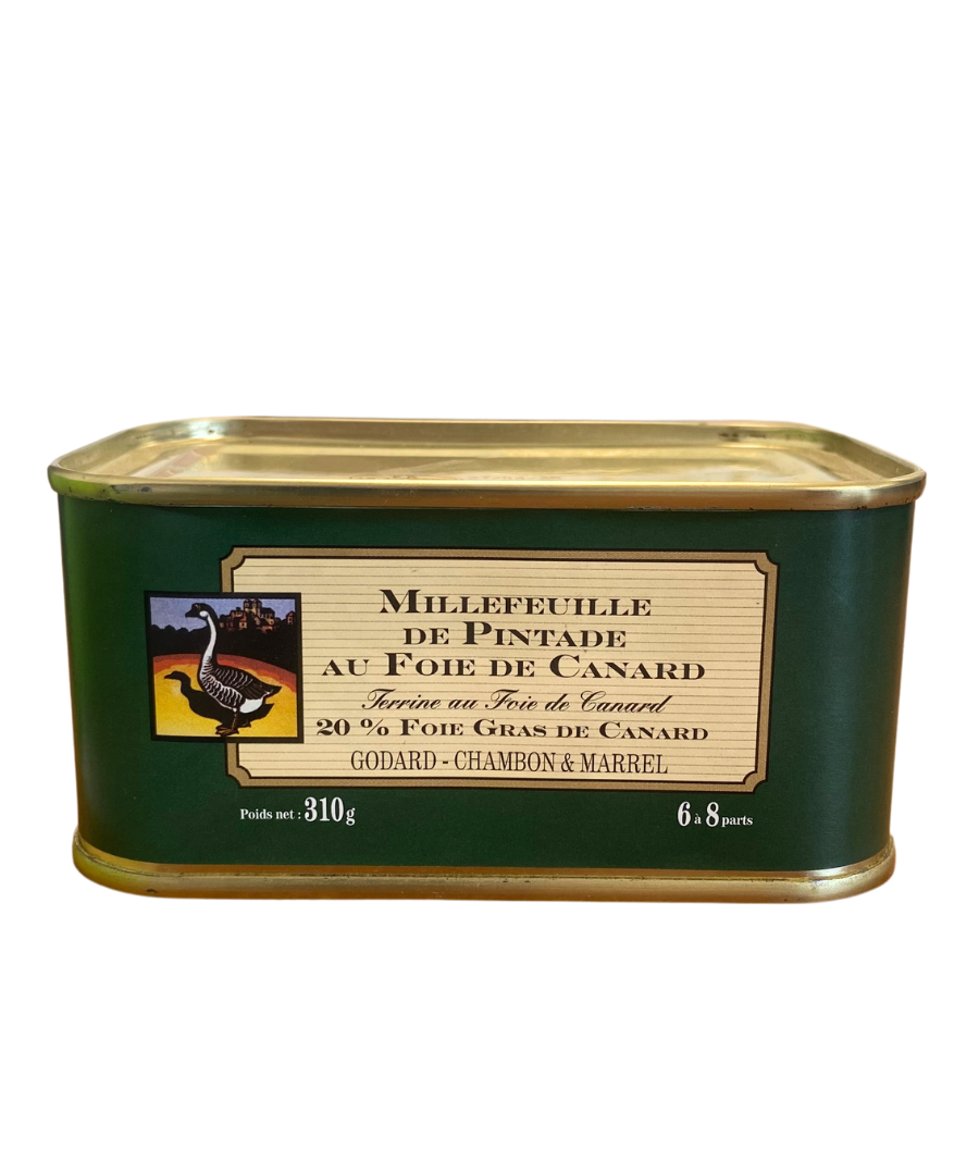 Millefeuille de Pintade au 20% Foie de Canard 310g-0