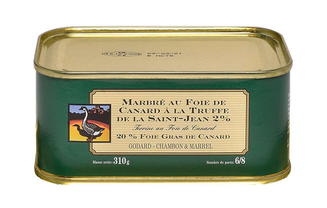 Marbré de foie de canard à la Truffe Saint-Jean 2% 310g-2953