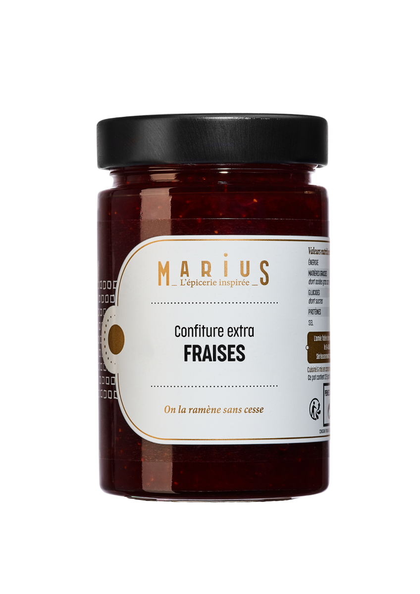 Confiture Extra Fraise 375g-0