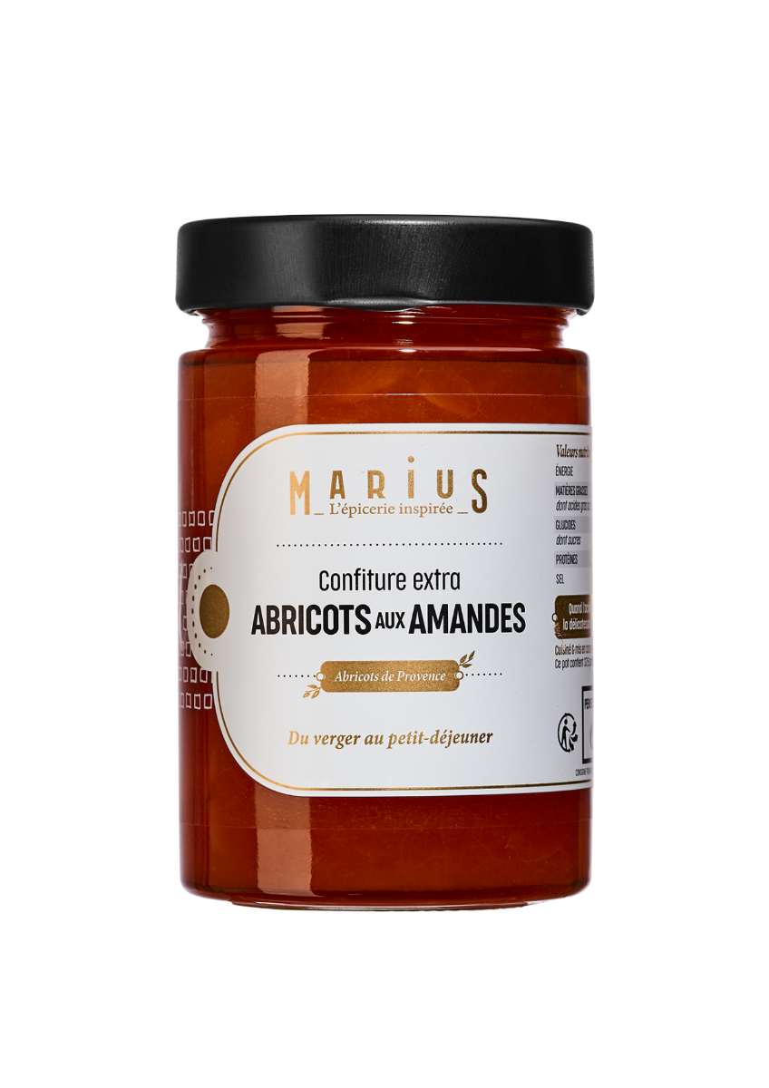 Confiture Abricots aux amandes 375g-0