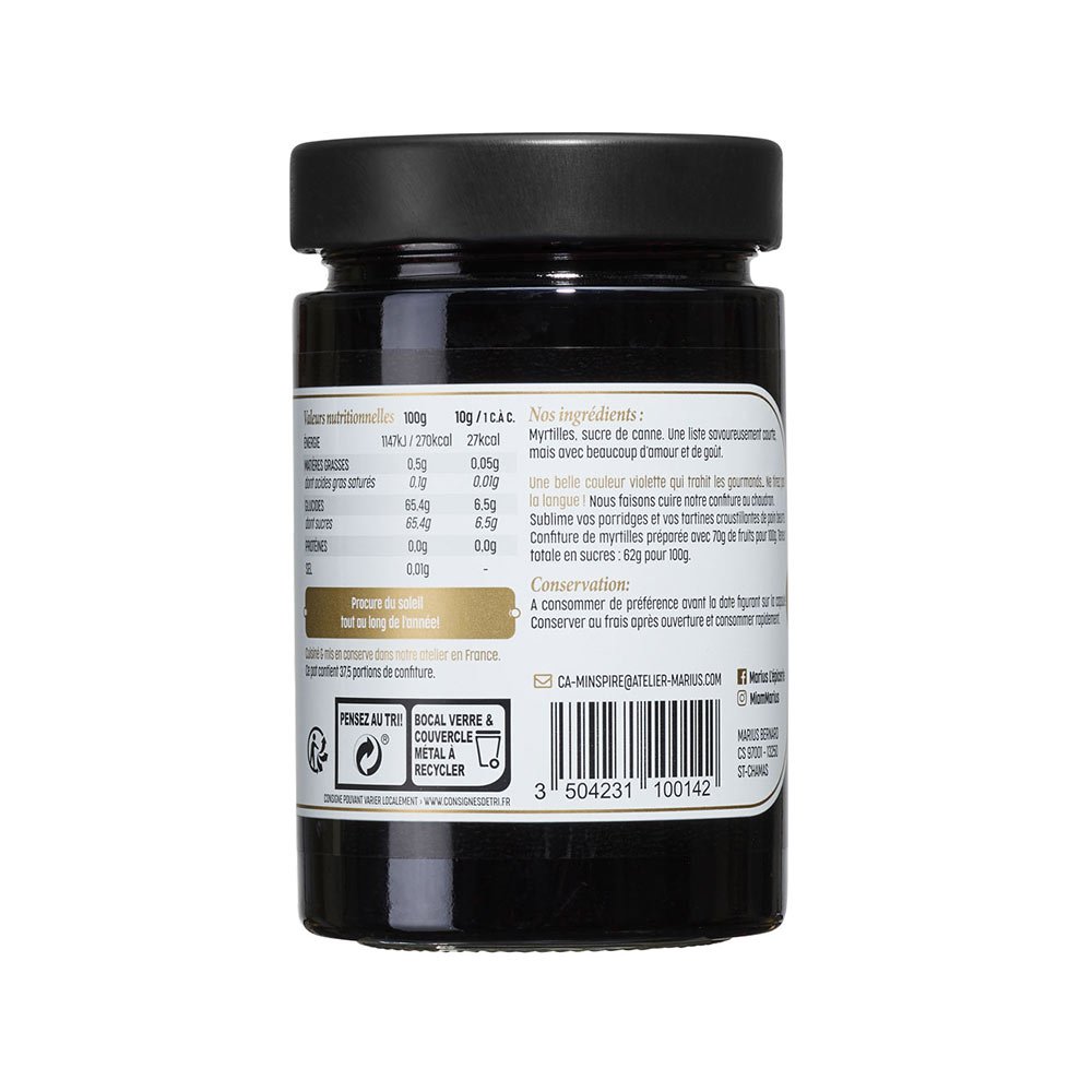 Confiture de Myrtilles Marius 375g-3902