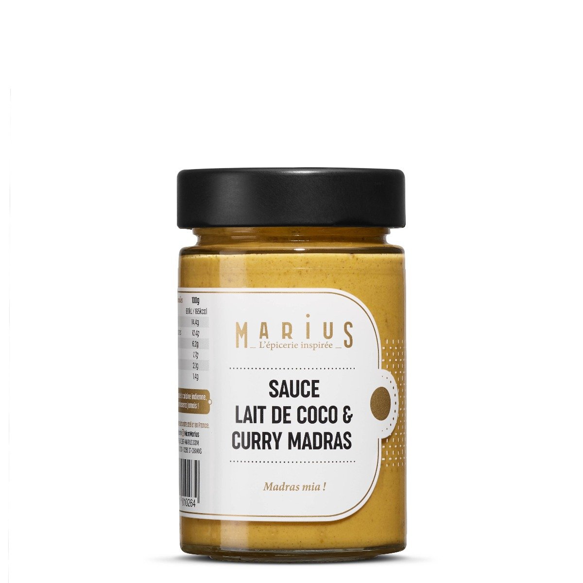 Sauce Curry Mandras Coco Marius 190g-0